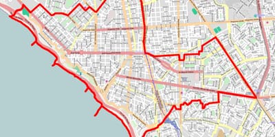 Miraflores Lima la mappa