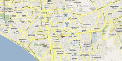 Mappa di lince, Lima, perù