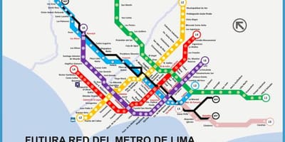Mappa di metropolitano di Lima